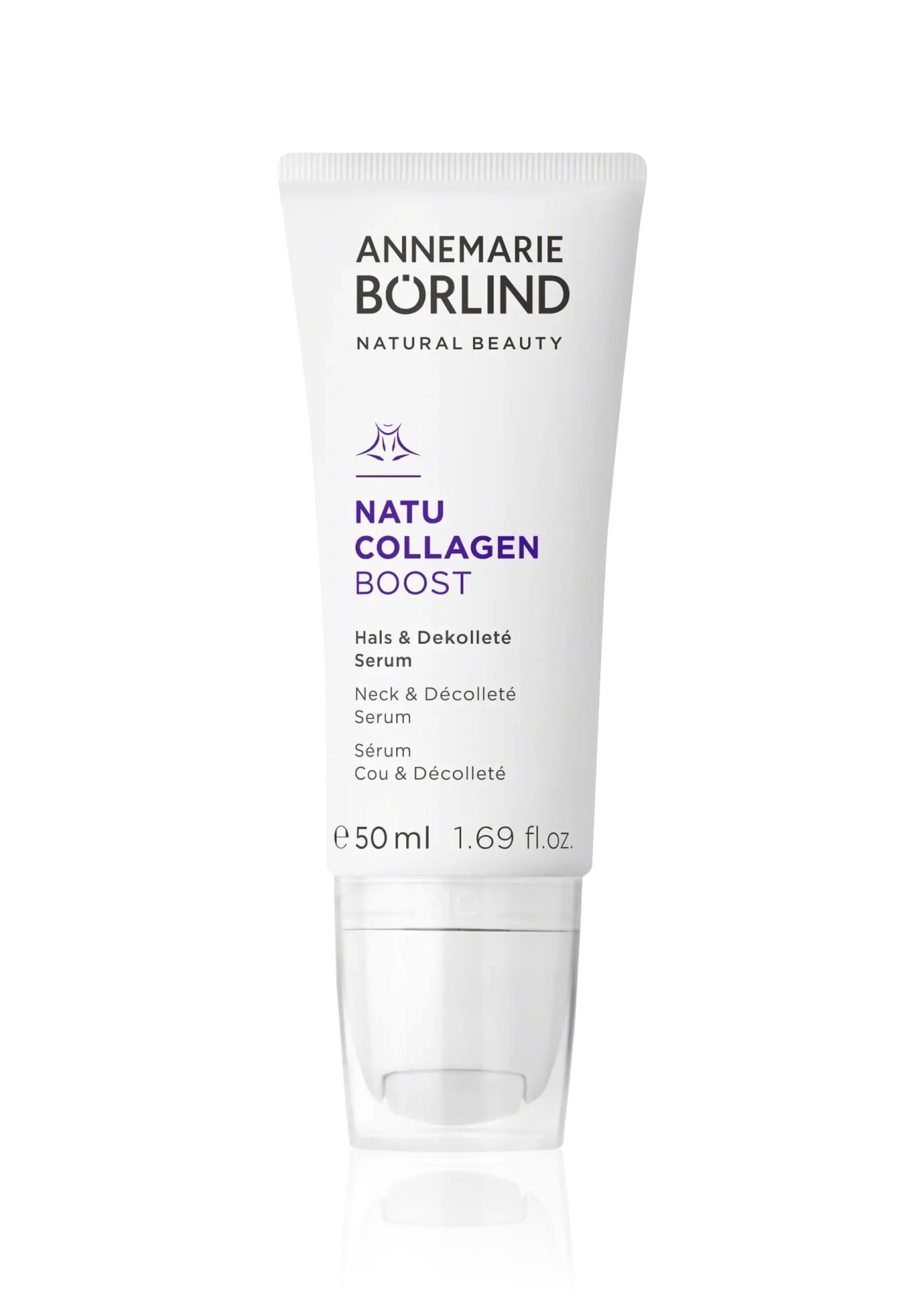 ANNEMARIE BÖRLIND - NATU COLLAGEN Neck & Décolleté Serum - lifting, smoothing, and nourishing skin care, with botanical collagen and plant-based protein, vegan, 1.69 Fl. Oz.