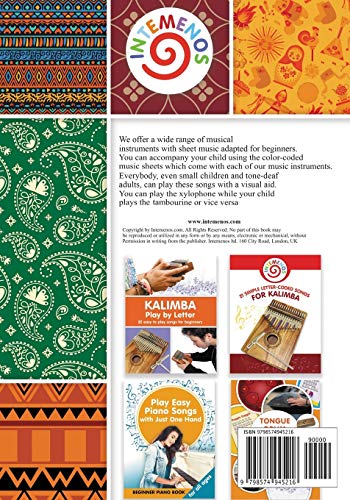 Tongue Drum 30 Simple Songs - All Over the World: Play by Number (Easy Tongue Drum Sheet Music. World Music Collection) - Image 2