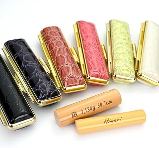 日式印章 女性 儿童 银行印 纪念 刻名字 石榴 10.5~18.0mm 鳄鱼纹盒套装 公章 印章 判子 名字 带盒子 宝宝 出生体重储蓄 出生贺礼 纪念 (HK090)