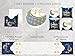 OLEEK Ramadan Table Runner Set - 4 Ramadan's Pillow Covers 20x20- Ramadan Decorations for Home 2026 - Ramadan Table Decor - Ramdan Decor - Ramadan's Decorations for Table - Ramdan Gifts