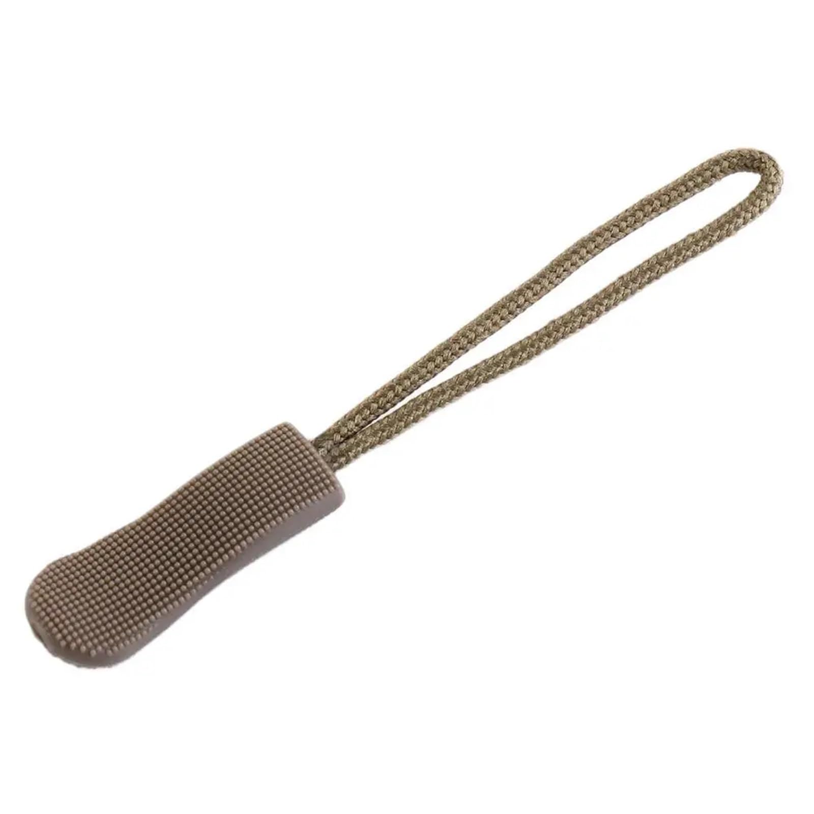 Piezas de recambio para tiradores de cremallera, Tiradores de cremallera, 200 Uds., extremos repuesto multicolores, fijador maleta for mochila viaje(Bruin)