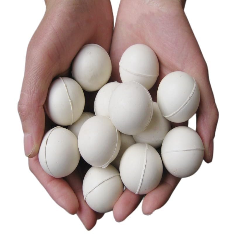 Gummiball for Sieb, weißer Vollgummiball, elastischer Ball for Reinigen von Sieben, 10 20 25 30 3 40 45 50 mm, 50 Stück(30mm 50pcs)