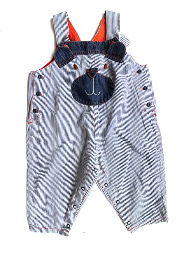 Catimini Baby Latzhose BÄR, gestreift und gefüttert gr.68 Cover