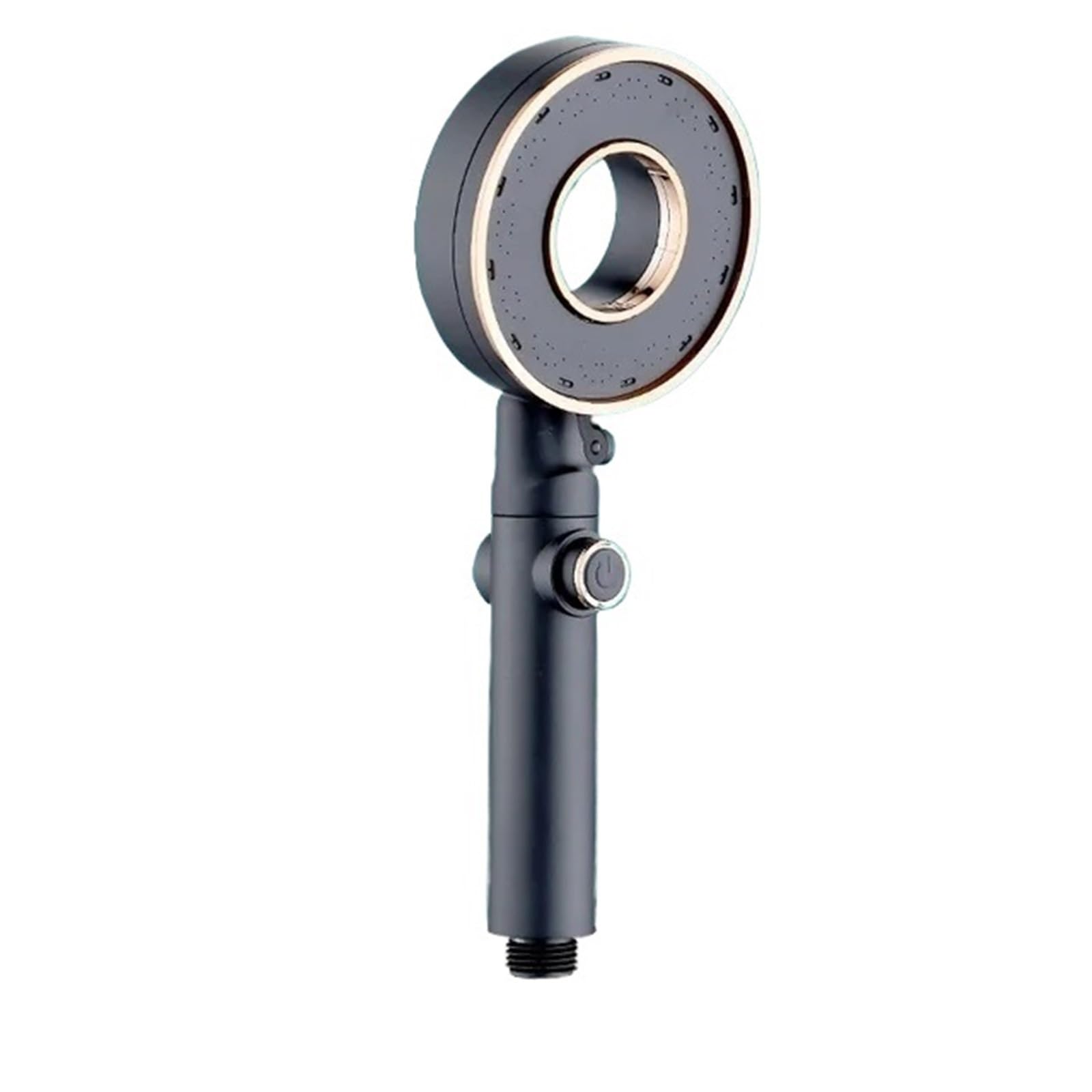 Mqfbnnp Grey Shower Head Shower Head High Pressure 3 Modes Adjustable Showerheads Water Saving One-Key Stop Spray Nozzle Bathroom Faucet Accessorie(Grey)
