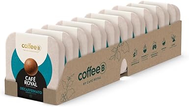 CoffeeB Decaffeinato – Kompostierbare Kaffeekugeln, koffeinfrei, 10x9 Stück, kompatibel mit CoffeeB Maschinen