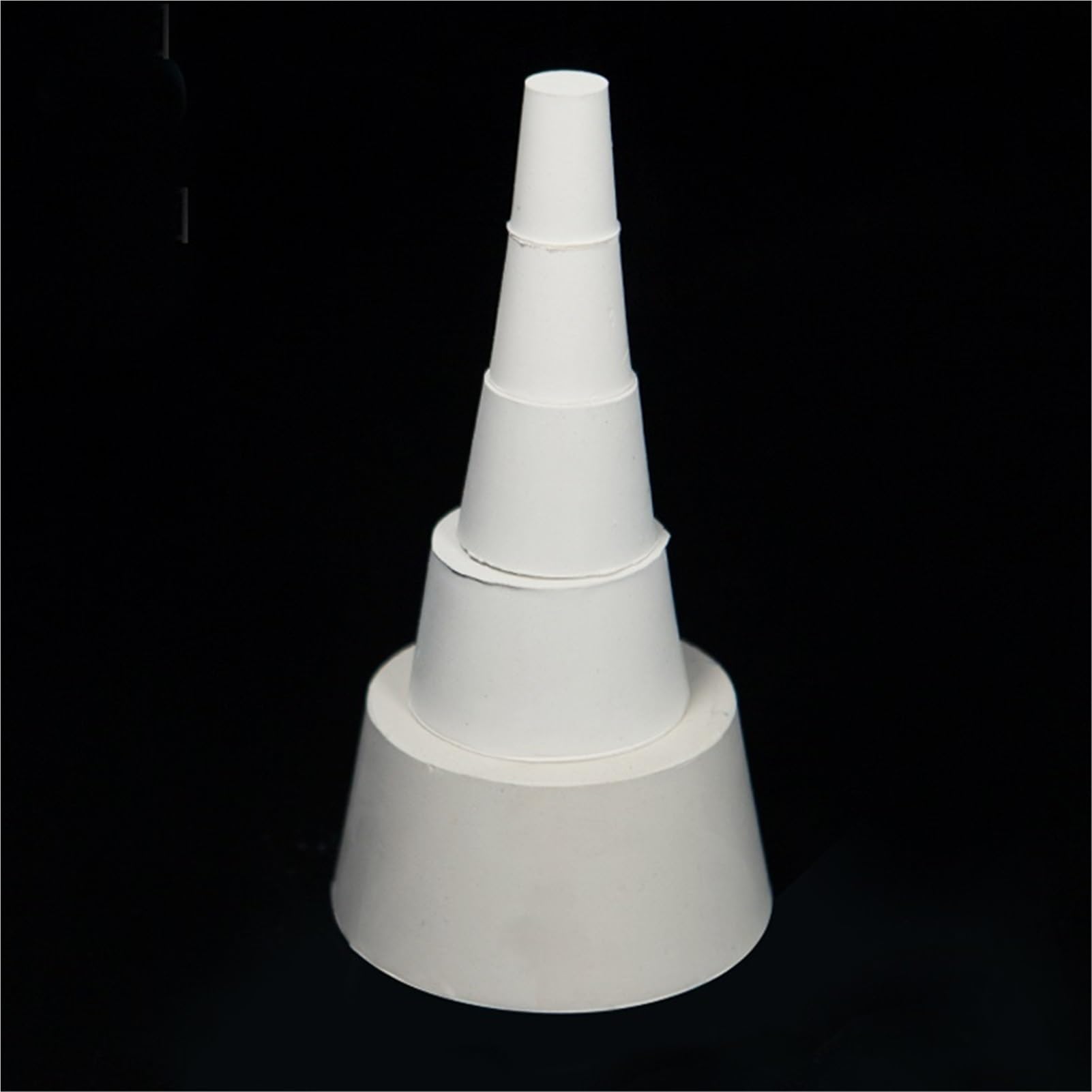 000#-10# Tapón de Goma con Sello de matraz for tuberías de Agua, tapón de Tubo de ensayo, tapón de Drenaje, Suministros de Laboratorio(24mmx17mmx13mm100pcs) | 24mmx17mmx13mm100pcs