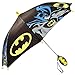 DC Comics Kids Umbrella, Batman Rain Wear For Boys Ages 3-6, Batman Black