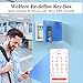 WeHere 16-Key Key Lock Box Wall Mount – Smart Key Cabinet with App, Keypad, Bluetooth & WiFi Unlock (Sold Separately), Key Organizer for Home, Access Log Tracking Key Management for Small Office