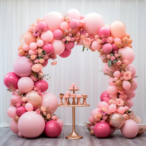 178pcs Rose Gold Balloon Garland Arch Ki…