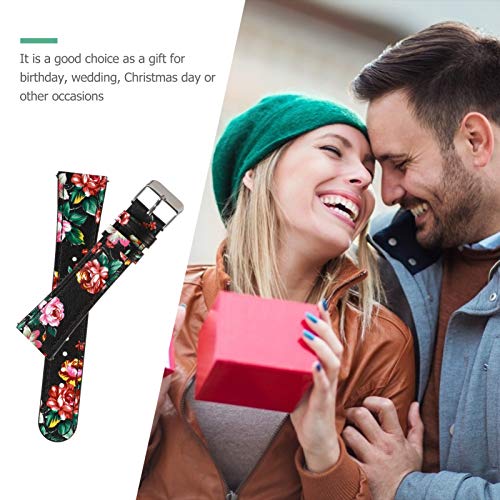 VILLCASE Compatível para Galaxy Sm Vermelho-R810 Faixa de Relógio Inteligente Relógio de Pulso Pulse