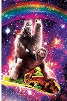Space Cat Llama Sloth Riding Taco Journal Notebook 179586396X Book Cover