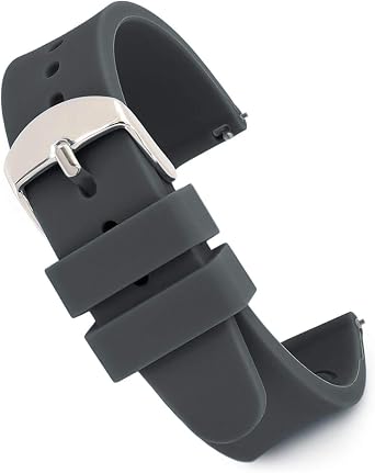 Speidel Replacement Scrub Silicone Watchband for Nurses, Doctors, Students in 18mm, 20mm, 22mm, 24mm