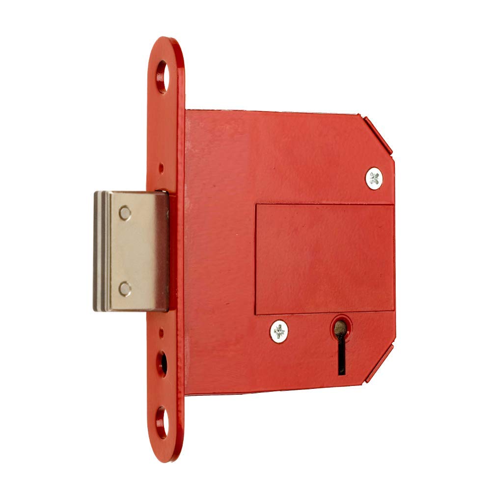 5 Lever BS3621 High Security Deadlock 76mm Satin Chrome