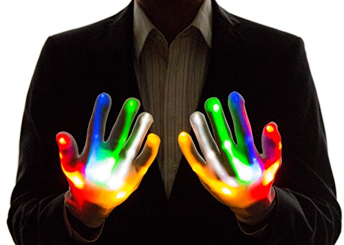 Neon Nightlife Light Up Gloves for Kids, LED, Multicolor