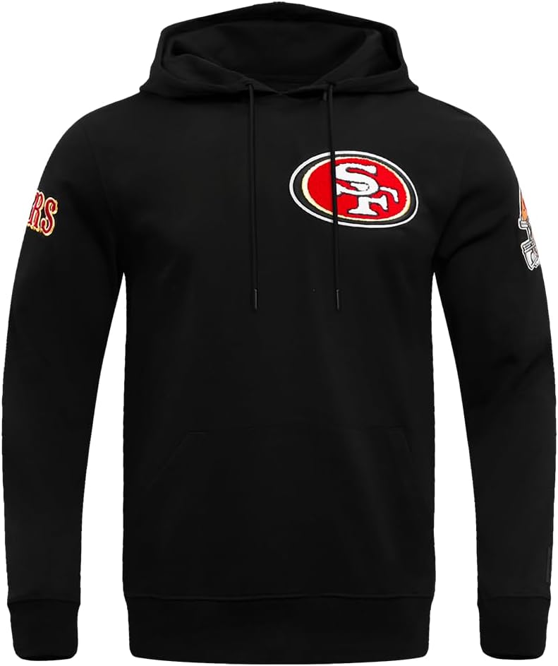 Mens NFL Classic Chenille Pull Over Hoodie