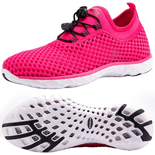 Image of Women's Quick Drying Aqua Water Shoes,3-Second Drainage & All-Terrain for Swimming,Hiking,Yoga