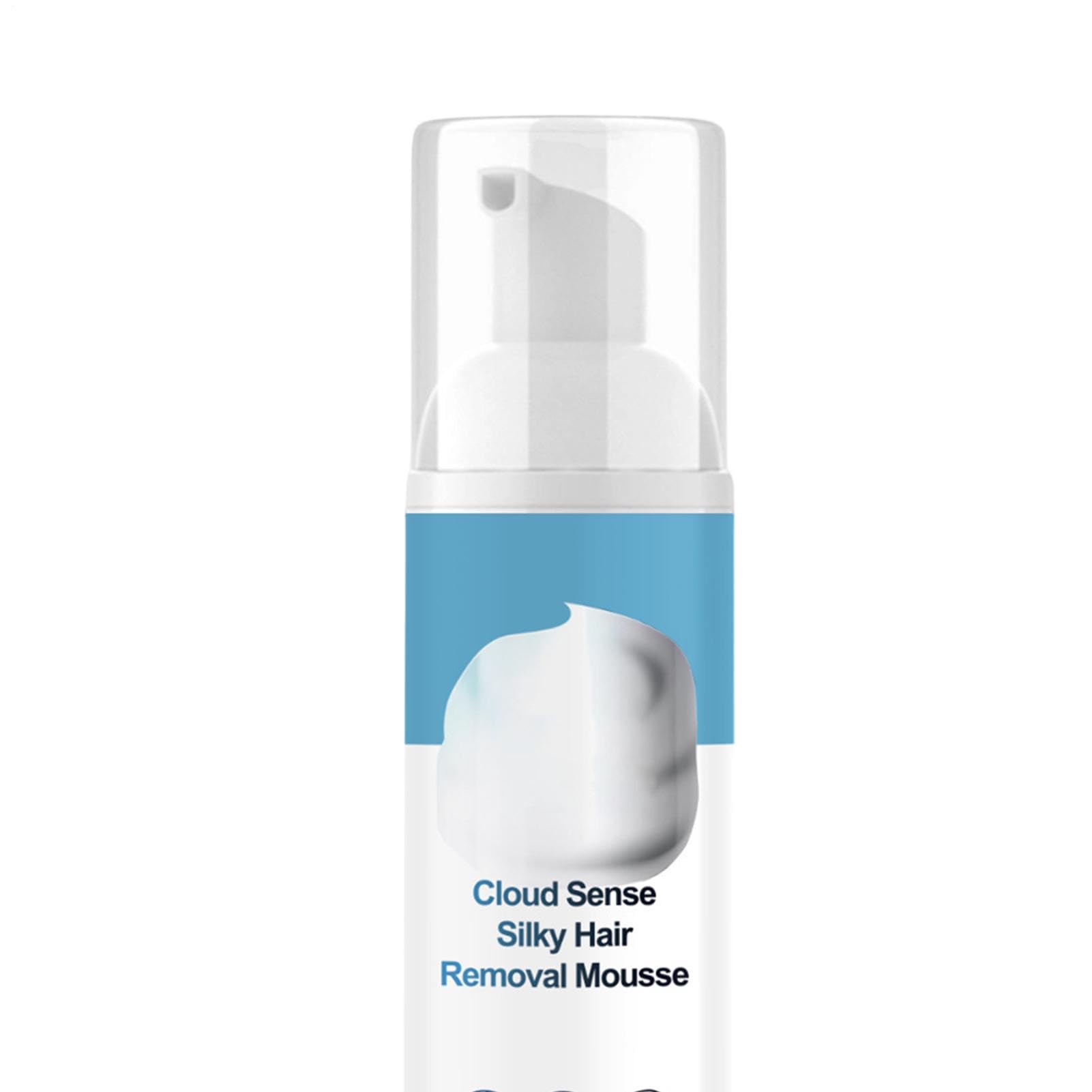 Mus do usuwania włosów, Cloud-Like Depilatory, delikatny spray z formułą łagodzącą, przenośna butelka o pojemności 100 ml, akcesoria do pielęgnacji, gładka pielęgnacja bikini, nóg, ramion, ramion