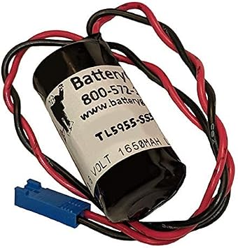 BatteryGuy OP15 Replacement 3.6V 1650mAh Lithium PLC Battery - Tadiran Brand Equivalent