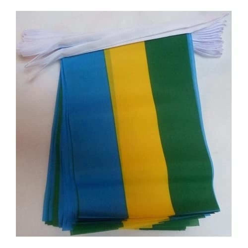 AZ FLAG Guirnalda 6 Metros, 20 Banderas de Ecuador 21x15 cm, Bandera Ecuatoriana 15 x 21 cm - Banderines — view 70