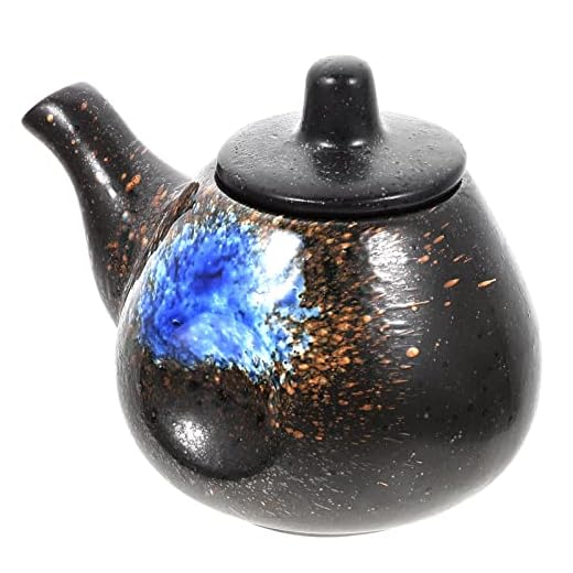 HEMOTON Botella De Salsa De Soja De Cerámica Tarro De Jarabe De Café Bote De Grasa Dispensador De Vinagre Aceitera De Cerámica Contenedor De Salsa De Sushi Aceituna Escritorio Porcelana