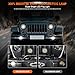 qobsos Fog Light Lamp 3.5 Inch Pair For 2015-2018 Jeep Renegade Clear Lens Bumper Replacement,45W,6000k,pack of 2