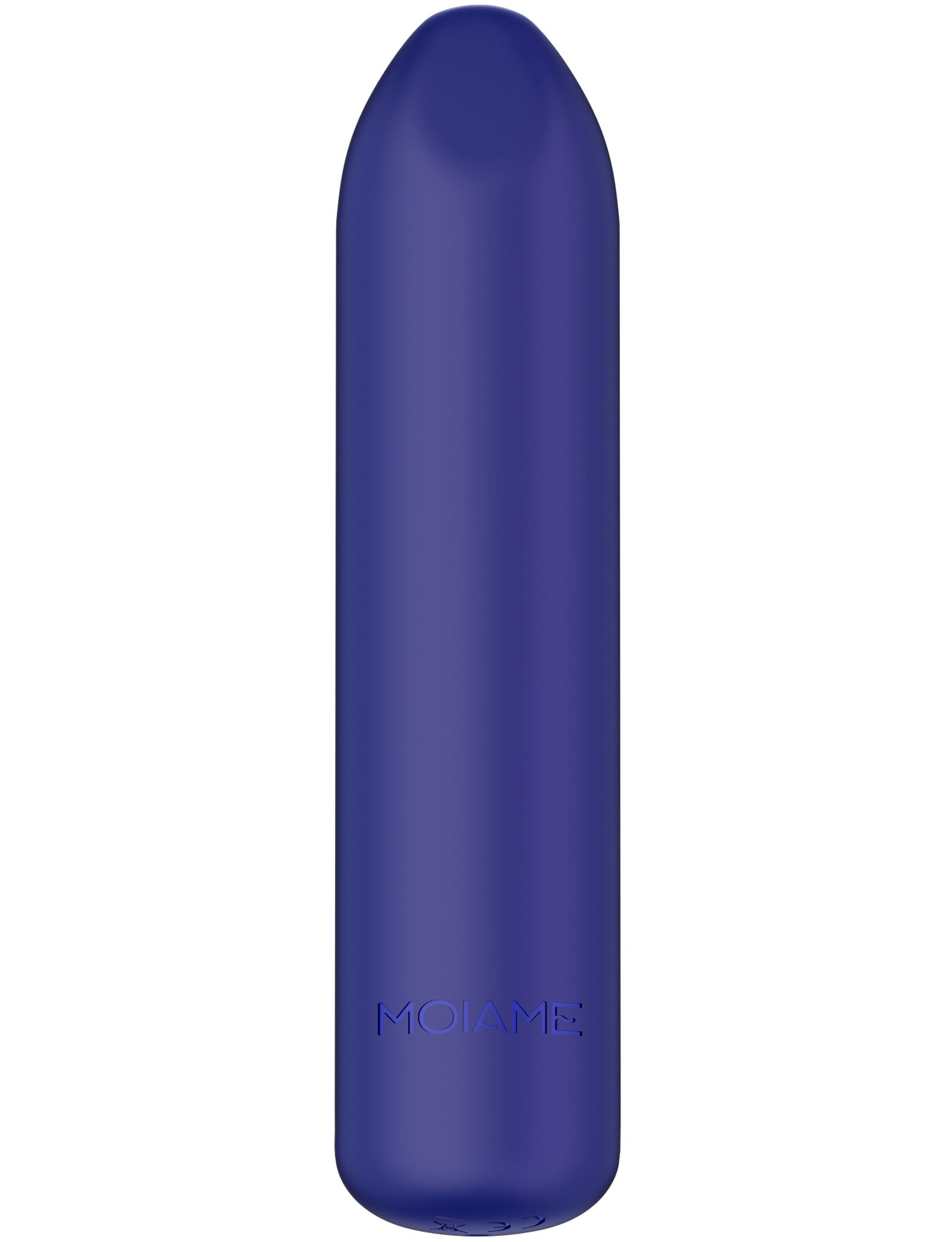 Mini Bullet Vibrator Sex Toy for Women - Boilable Waterproof Silicone Clit Massager, Rechargeable Quiet Finger Vibe with 10 Modes, Powerful Lipstick Vibrator for G Spot Nipple Travel, Dark Blue