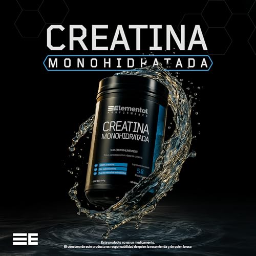 Creatinas, simi creatina monohidratada Marca ELEMENTAL (2)