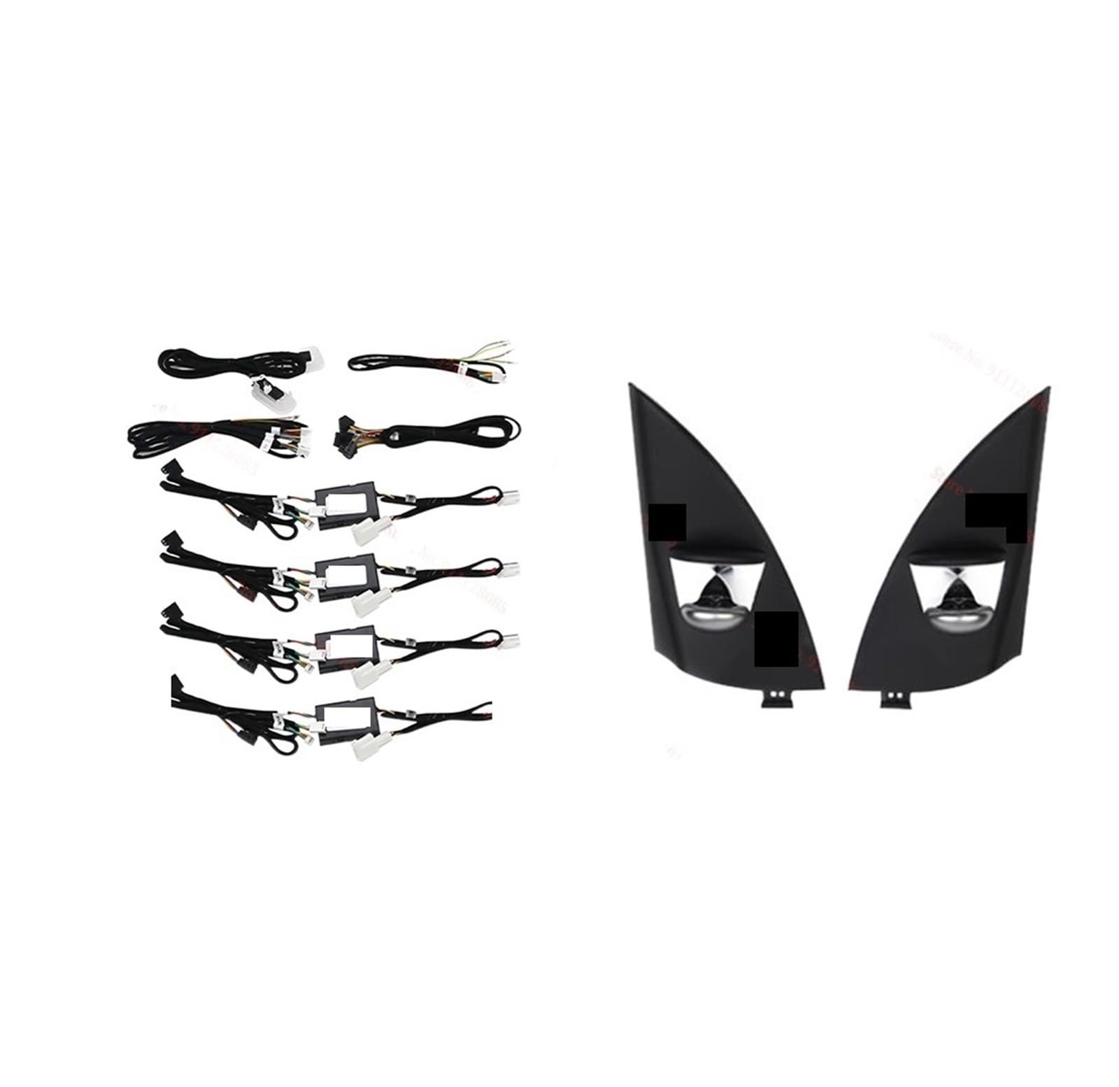 XCZPRKMXY 64 Color BO Tweeter Ambient Light Atmosphere Lamp Compatible with Benz ML GLE GLS CLA CLS GLA W166 W292 X166 W212 W218 W176 LED 3(W166 X166 GLE GLS,Item 1)