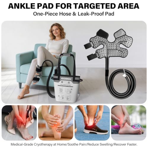 Image of Quiet Ice Machine for Ankle After Surgery, Programmable & Portable