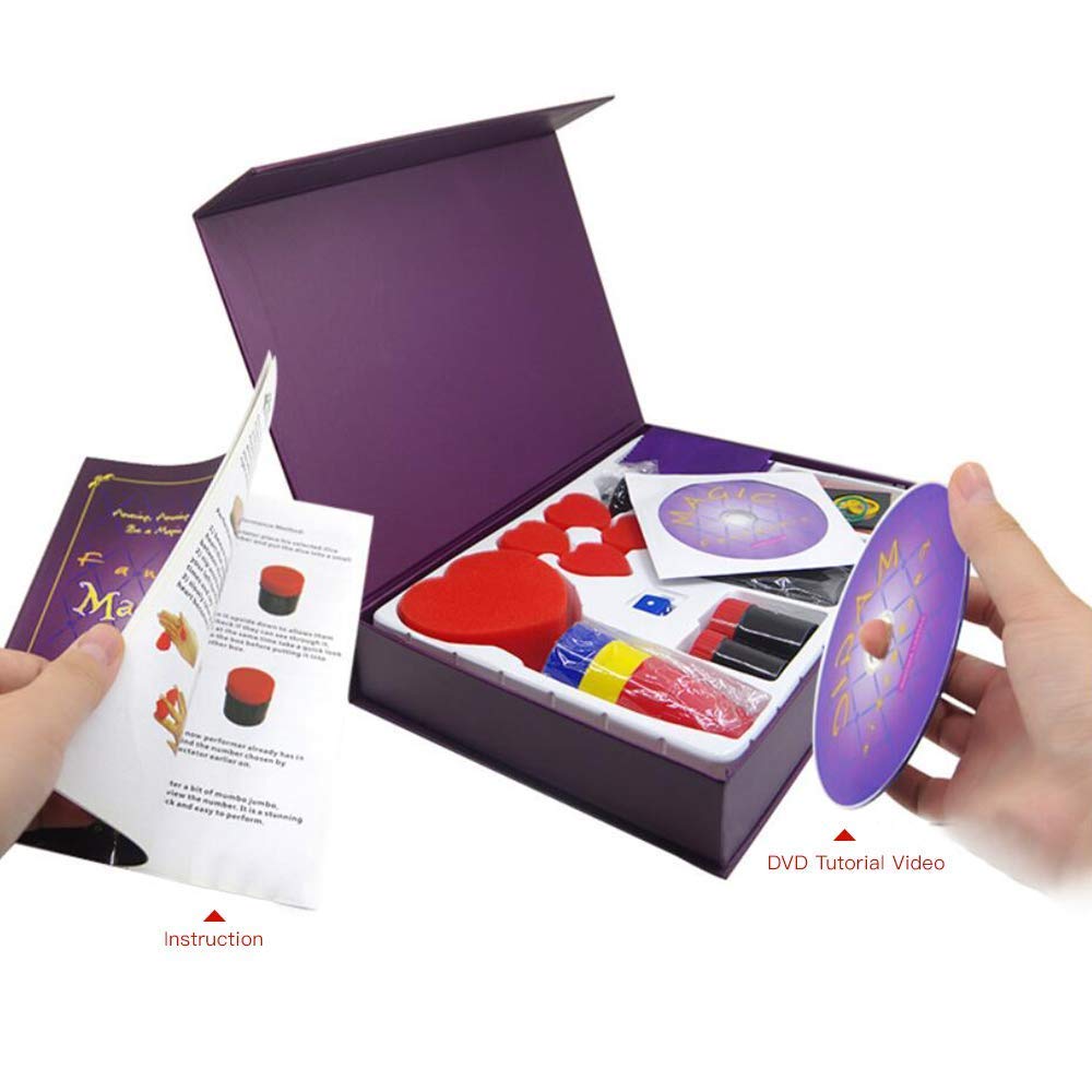 ZQION Anfänger Zaubertrick Kits Spielzeug Junior Magic Set für Kinder Zauberer Requisiten Magic Zubehör
