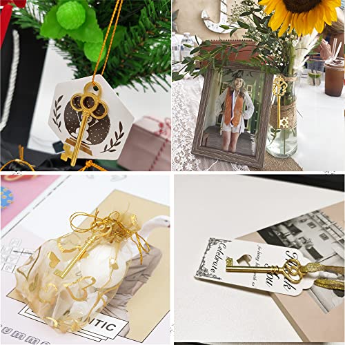 Aokbean Mixed Set Of 30 Vintage Skeleton Keys In Antique Gold - Set Of 30 Keys(Gold) #TOP2