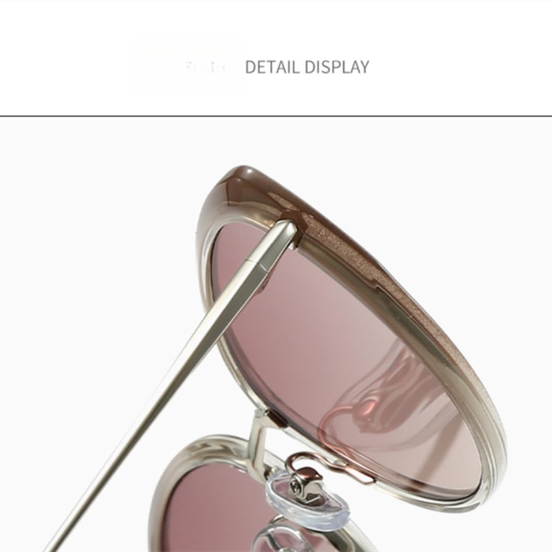 Occhiali da sole polarizzati Cat Eye da uomo e da donna in lega di acetato alla moda