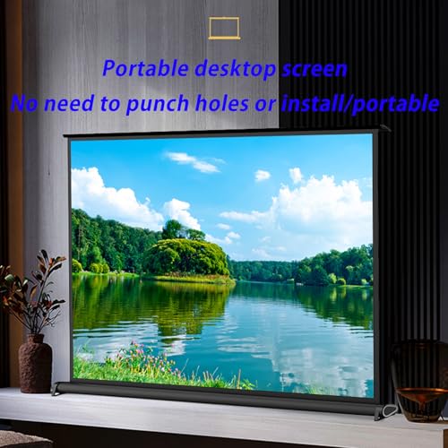 Pantalla portátil para proyector 50" 16:9 HD 4K miniatura 2