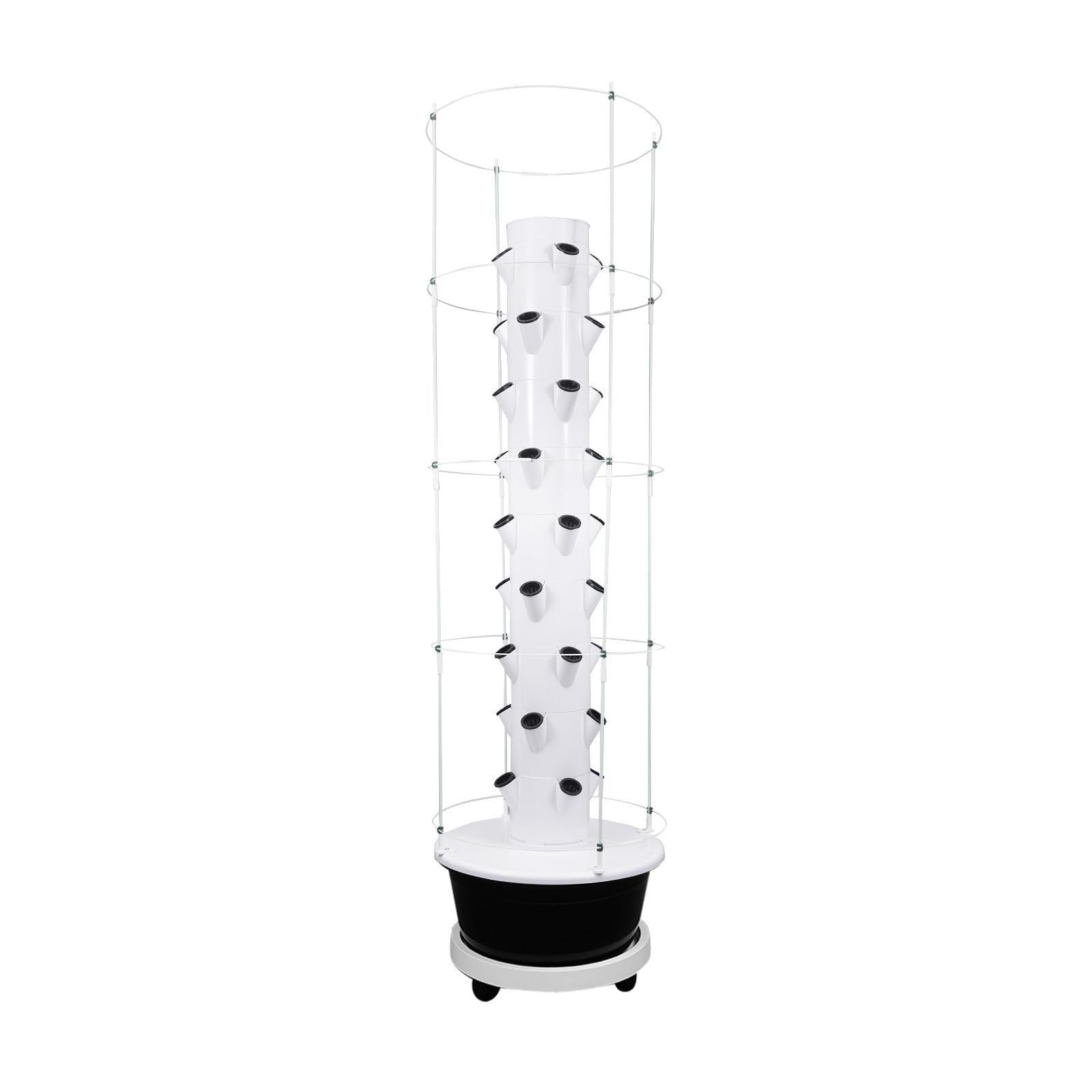 Torre idroponica con 36 capsule, sistema di coltivazione idroponica per