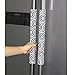 OUGAR8 Handmade Refrigerator Dust Door Handle Cover-Catches Drips,Dust,Smudges and Fingerprints Leaving for Fridge Microwave Oven Handle Covers Home Kitchen Appliance Decoration(Circle,15.7