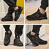 Guirdasm Non Slip Work Shoes for Men Waterproof Chef Shoes Oil Resistant Lightweight Durable Kitchen Restaurant Nursing Work Sneakers heicheng44 Orange #1