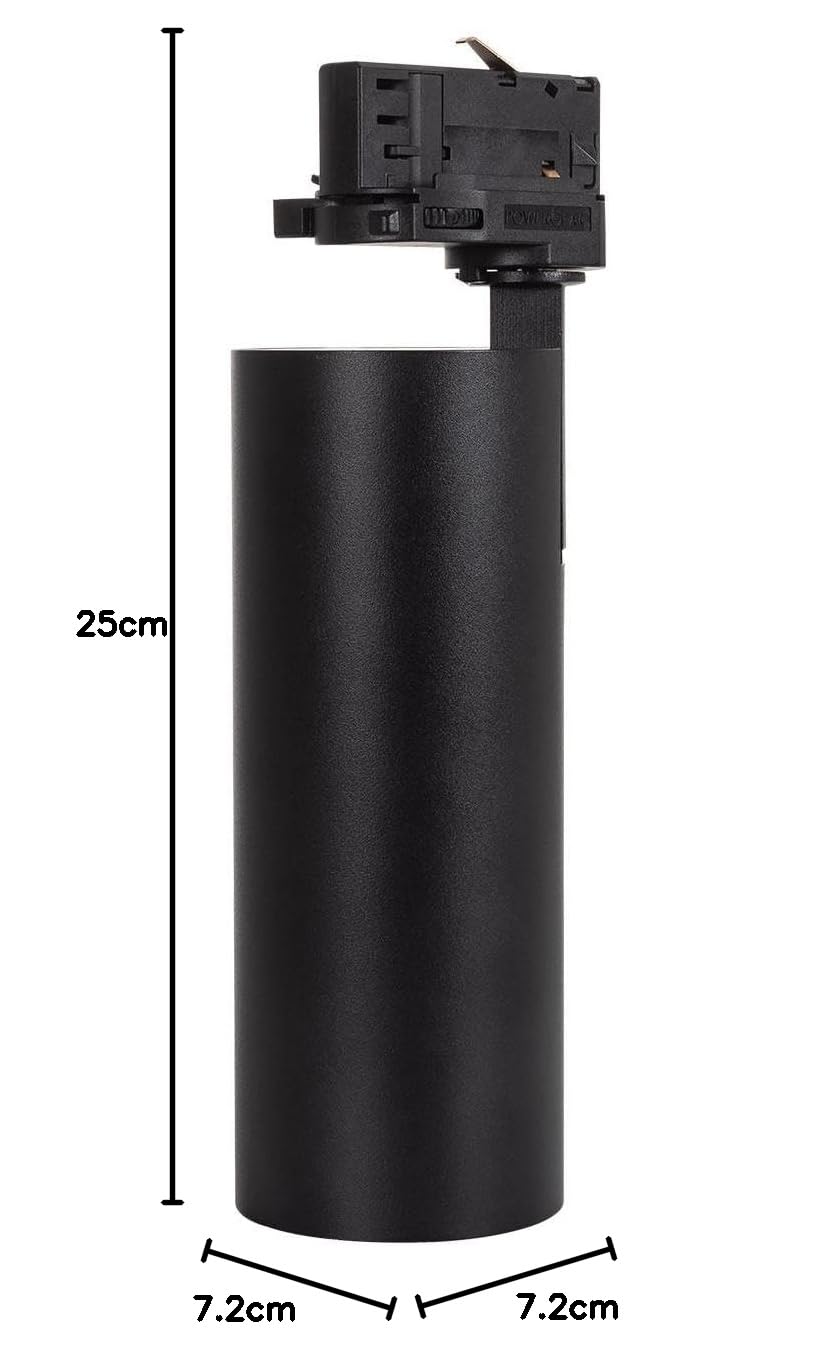 LEDKIA 3-Phasenstromschiene LED-Strahler 30W Bertha Schwarz 6000K Kaltweiß
