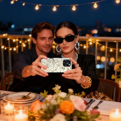 Esdot Cute Case for iPhone 16 Pro Max,Compatible with Magsafe,Trendy Floral - image 5