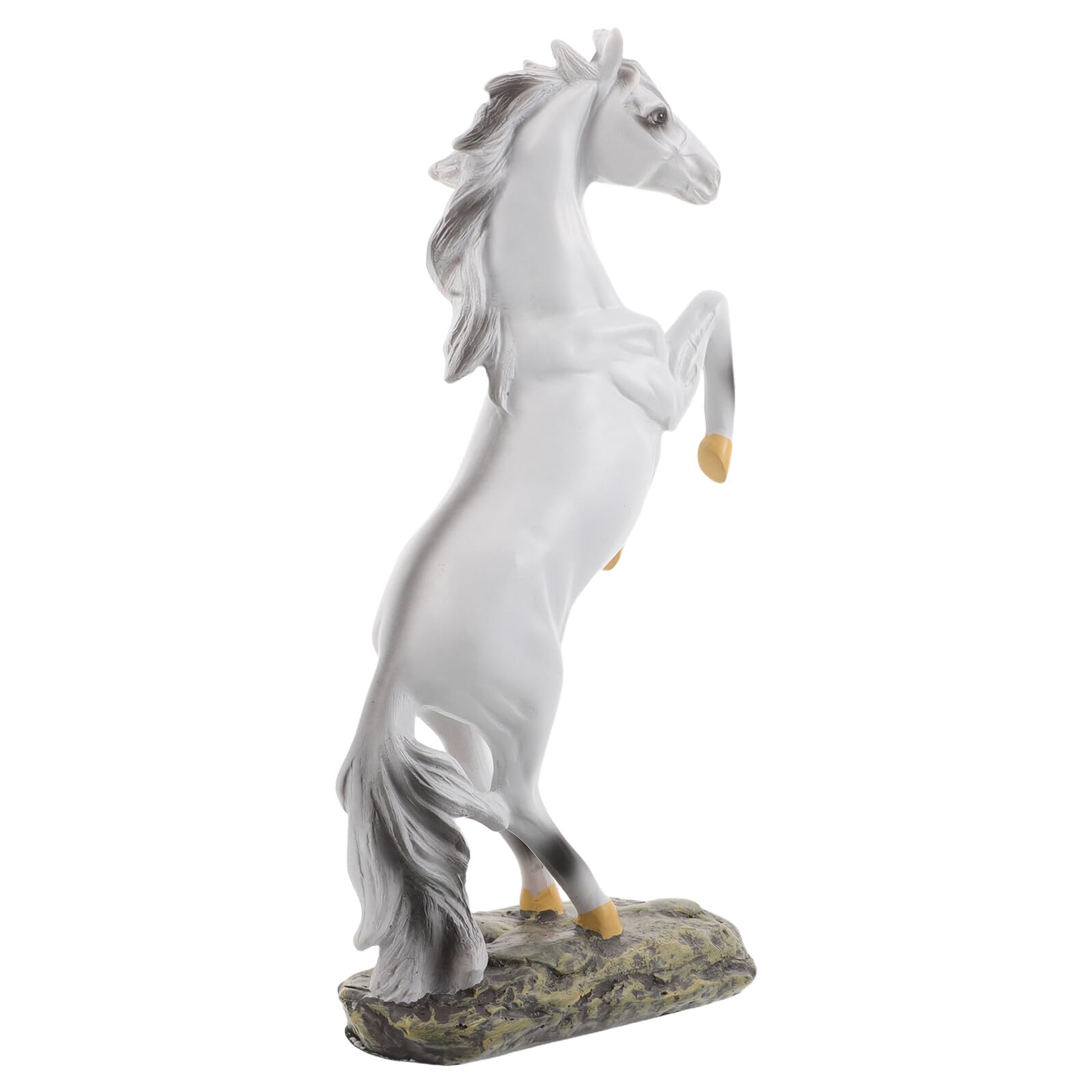 Statue cheval résine debout pour briser la monotonie d'un salon terne