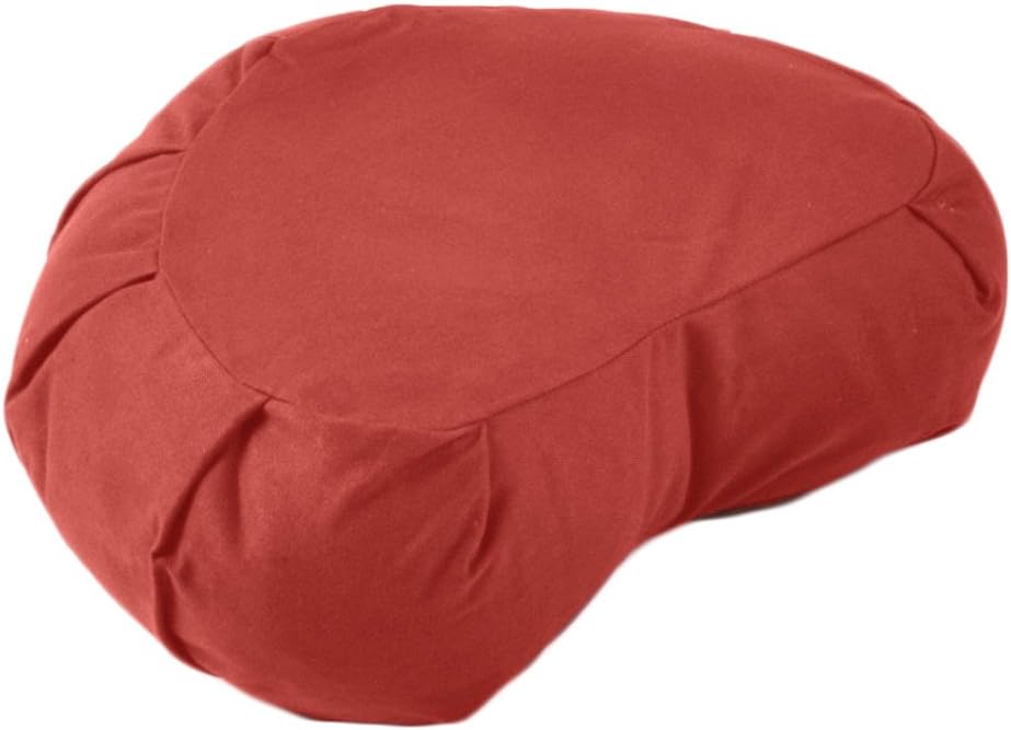 YogaAccessories Crescent Cotton Zafu Meditation Cushion