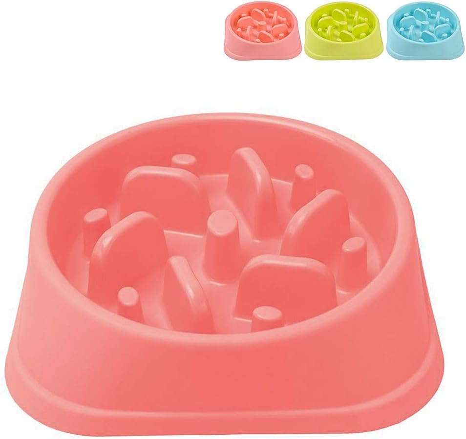Aipety Pet Slow Feeder Dog Hound Bowl, Non Slip Puzzle Bowl, Healthy Fun Food War Bowls for Stopping Bloat, Anti-Choke