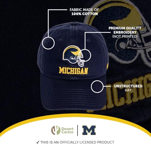 Gorra bordada azul ajustable estilo university miniatura 4