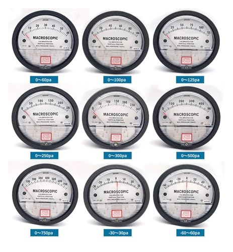 Jauge de différence pression d'air pour tester la ventilation de la maison - 5