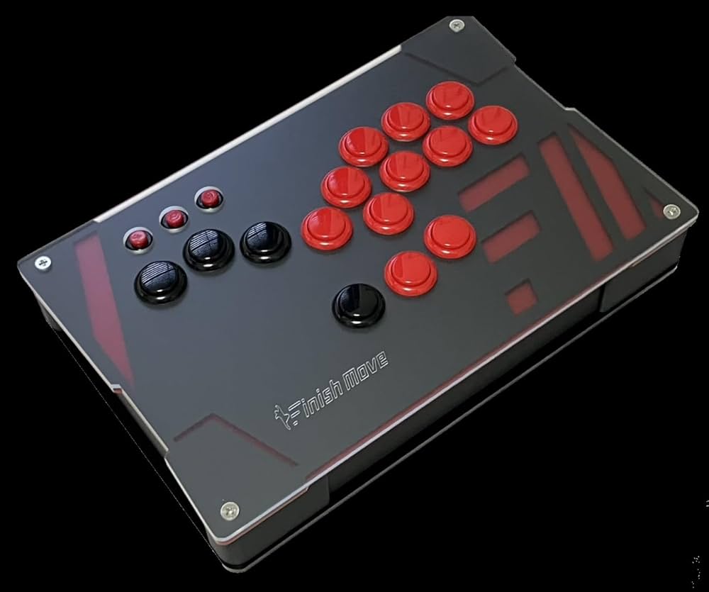 Amazon.co.jp: 「Finish Move」（ブラック＆レッド）PS5対応機