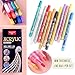 FSpronail Nail Art Pens 12 Colors Nail Polish Pens for Nail Art 3D Nail Art Paint Acrylic Pen Graffiti Drawing Painting Point Liner Pen Set for DIY Manicure Salon Supplies Tools