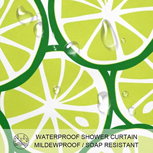 Rideau de douche imperméable pour éviter l'eau au sol 168x183cm - 4