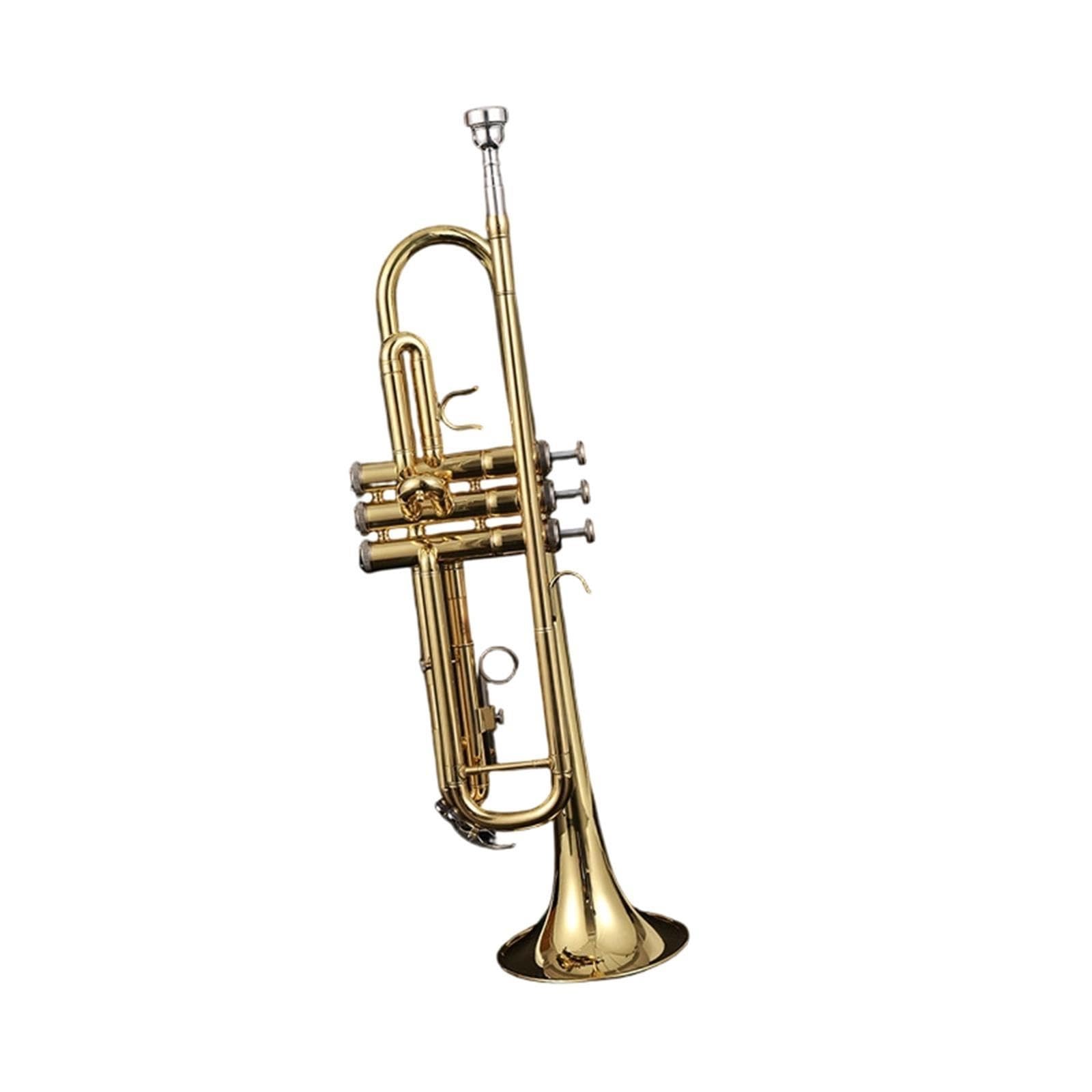 Trompeta Triple Plana En Si Bemol Profesional Trompeta Principiantes