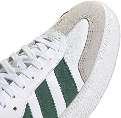 adidas Men's Samba XLG Sneakers, Cloud White/Collegiate Green/Clear Granite, Size 6.5