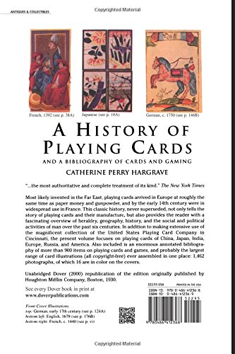 A History of Playing Cards and a Bibliography of Cards and Gaming