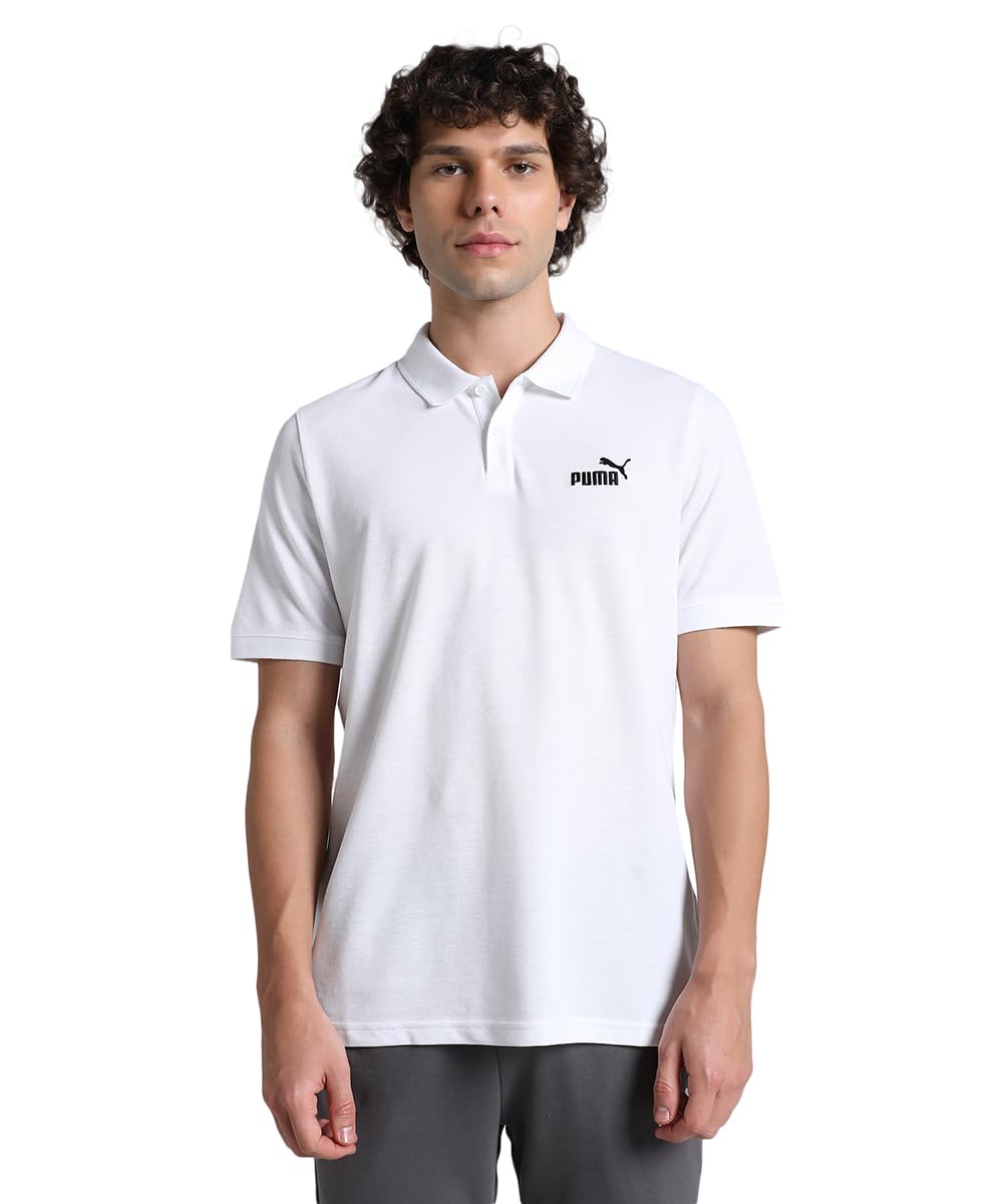 puma Mens Regular Cotton Essential Logo Polo-picture-15
